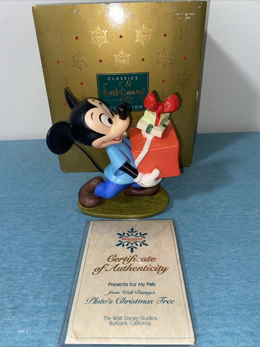 Pluto's Christmas Tree Mickey's PRESENTS FOR MY PALS WDCC Walt