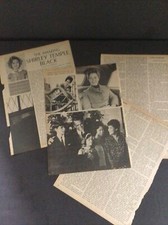 Shirley Temple Rare Clippings Magazine Article The Amazing Shirley Temple Black