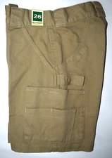 WEARGUARD Khaki Cotton Cargo Shorts Style # 280 Mens 26  **NEW**