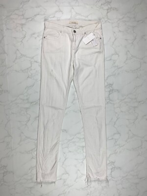  65% OFF  [SALE] Alyx Zip Back White Distressed Jeans Sz. US28