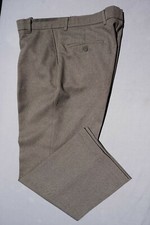 Levi's Flat Front Dacron Polyester Action Slacks. Brown, Men's Size 36X29. MINT 