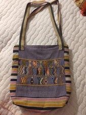 Ethnic Hobo Bag Cotton Made In Peru From Novica Embroidered