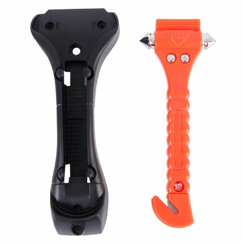 MARTILLO DE ROMPE CRISTALES CORTADOR DE DE SEGURIDAD COCHE |