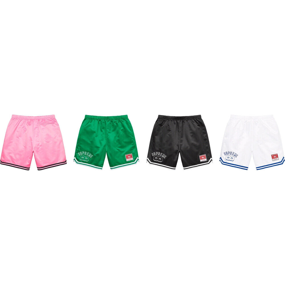 SUPREME x MITCHELL & NESS SATIN JERSEY AND SHORT SETS S/M/L SUPREME x MITCHELL & NESS SATIN JERSEY AND SHORT SETS S/M/L