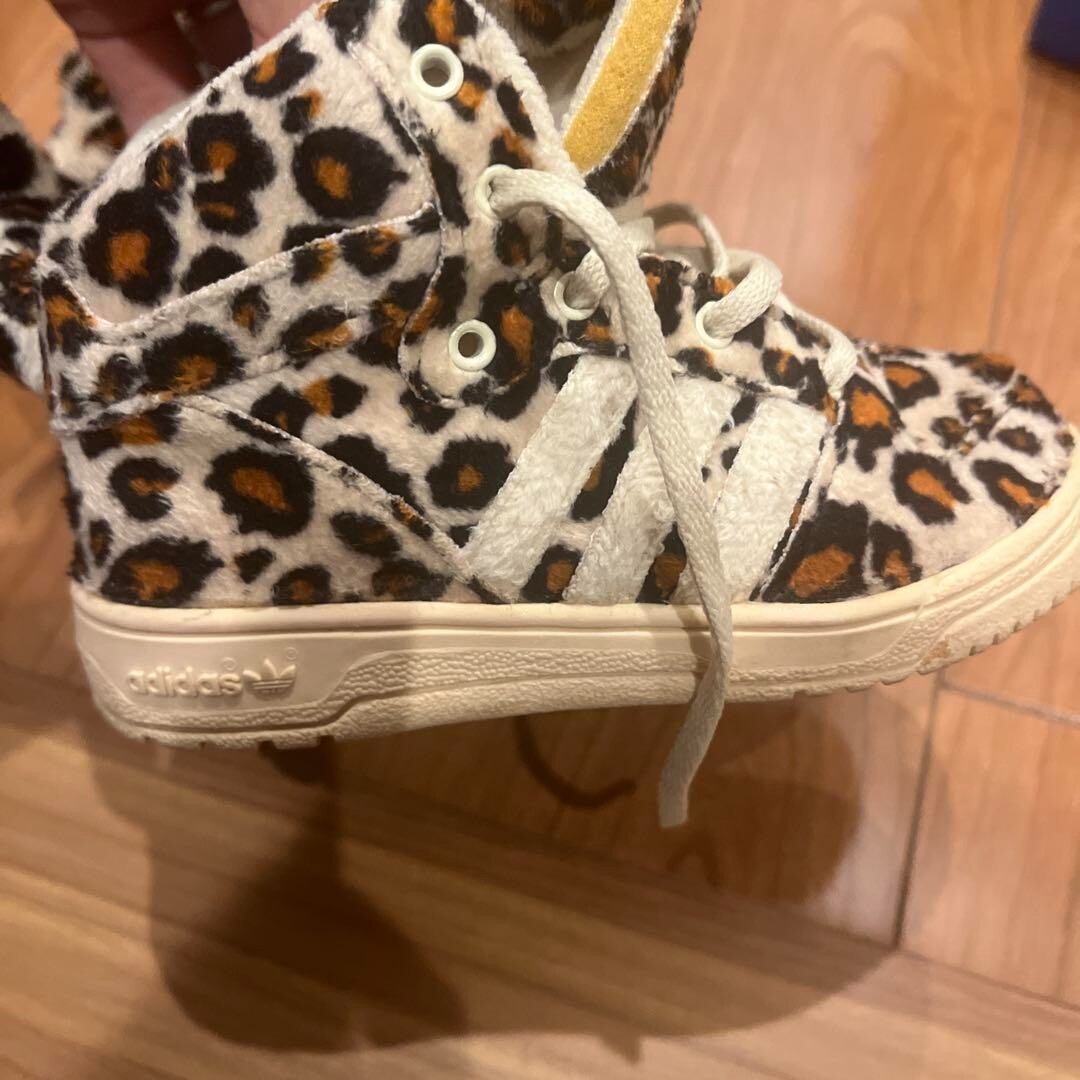 Baby Size! Adidas Jeremy Scott JS LEOPARD V24578 US7K(Not7) w/Box VG image 6