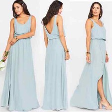 Show Me Your Mumu Kendall Dress Silver Sage NEW US Size S