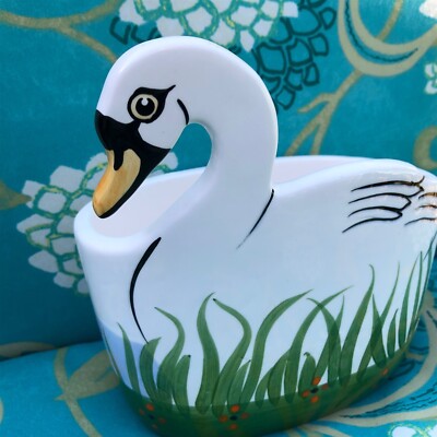 Vintage Swan Planter Andrea West for Sigma the Tastesetters