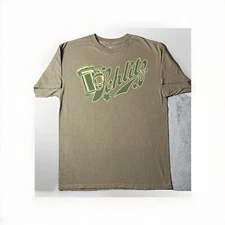 Schlitz Beer Retro Style Men’s Large T-shirt olive green