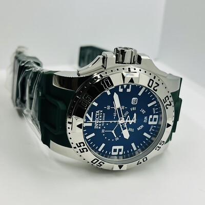 Unworn Invicta Excursion Men's Day/Date 50mm 10ATM Steel Swiss