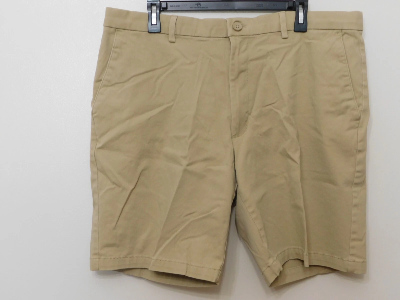 Savane Men's Flat Front Chino Shorts - Size 38