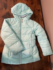 Wonder Nation - Little Girls Puffer Jacket - Mint - SIZE XS/XCH 4-5