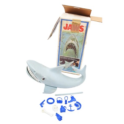Jaws - THE GAME OF JAWS, 1975, Ideal, Original Box, 12 Pieces 