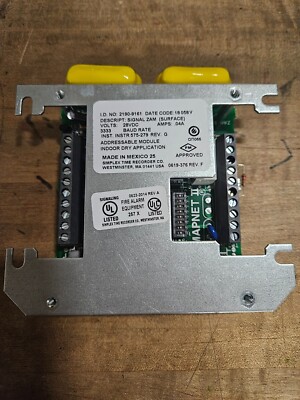 Simplex Time Recorder Co. #2190-9161