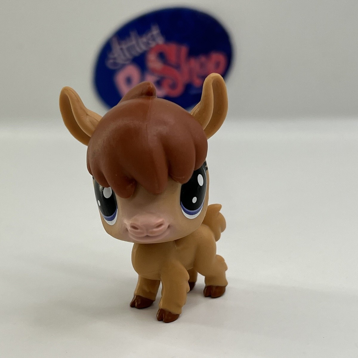 NITA ALPACO LLAMA #1-128 - Authentic Littlest Pet Shop - Hasbro