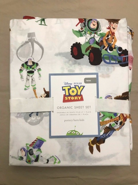 pottery barn toy story sheets