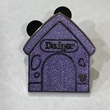DODGER Dog House Chaser Purple Hidden Mickey  Disney Pin C2