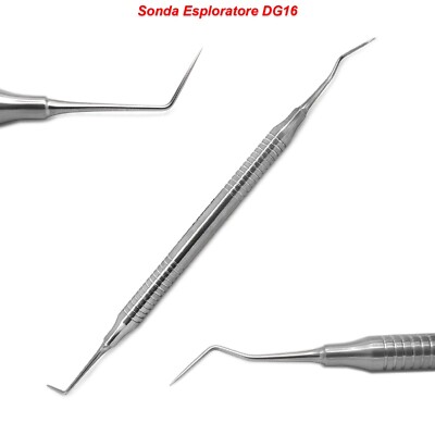 Set 5 Strumenti Per Rimozione Placca Dentale In Acciaio Inox - Foto 2