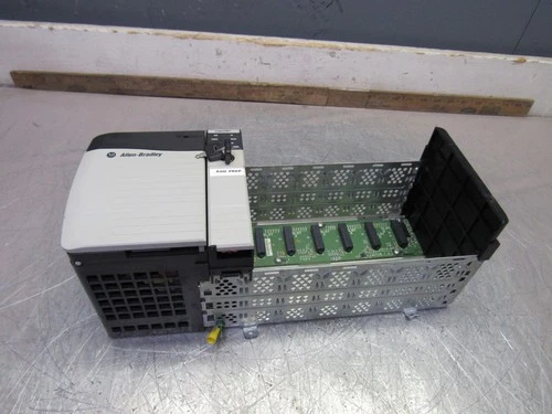 ALLEN BRADLEY CONTROLLOGIX RACK WITH 1756-L61 CPU AND 1756-PA72 XLNT TAKEOUT !!