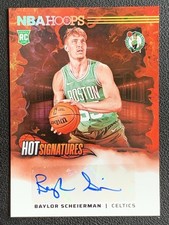 Baylor Scheierman 2024-25 Panini Hoops Hot Signatures Auto RC #HSR-BAY