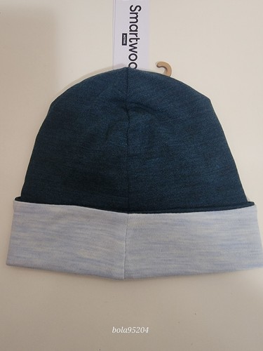 Smartwool Merino Wool Thermal Reversible Beanie Hat Twilight Blue Heather NWT - Picture 3 of 6
