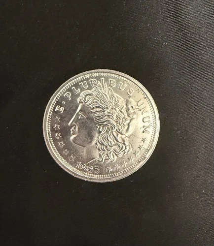 1 Troy Ounce .999 Fine Silver 1985 Morgan  Round –  Silver Trade Unit Beautiful!