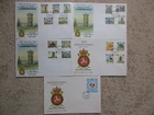 ISLE OF MAN - 1978-81 DEFINITIVE SET ON 5 UNADDRESSED FIRST DAY COVER, FDI CANCE