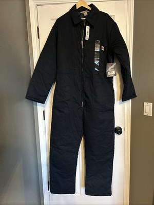 Work King (aka TOUGH DUCK) Men's Large Tall Size Insulated Twill Coverall, Navy