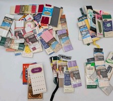 Lot of 70 Vintage Sewing Supplies Wrights, JP Coats, Peacock, DeLong, Bias, Bind