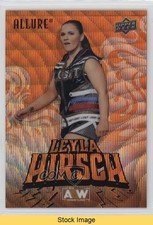 2024 Upper Deck Allure AEW Orange Slice Leyla Hirsch #46 READ 1n14