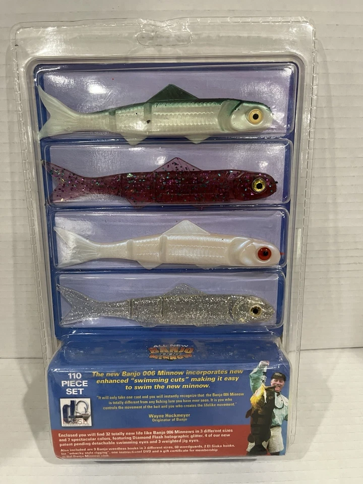 Banjo Minnow 006 • Señuelos sistema de pesca de 110 piezas como se ve en TV / NUEVO Foto 4 de 4