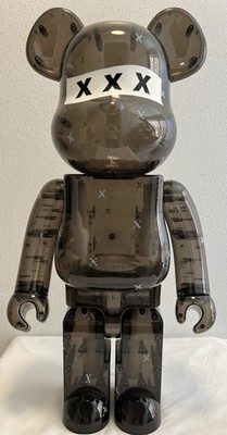 Bearbrick × GOD SELECTION XXX Black Clear 1000% (No Box)