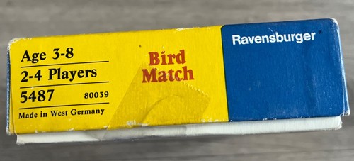 Juego de lotería Bird Match hecho en Alemania Occidental 1986 vintage Ravensburger completo 23 - Imagen 4 de 5