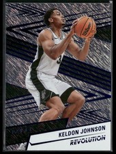Keldon Johnson 2024-25 Panini Revolution #7 Blue Storm San Antonio Spurs
