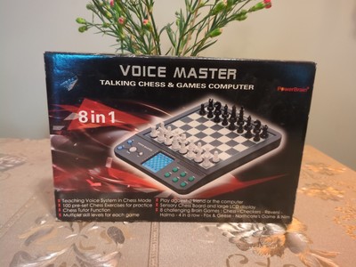 Sprechender Schach & Spiele Spiel- & Trainingscomputer 8-in-1 von Voice Master - GEBRAUCHT