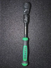 Matco 14 Drive 7-34 Locking Flex Ratchet Black Chromegreen Handle