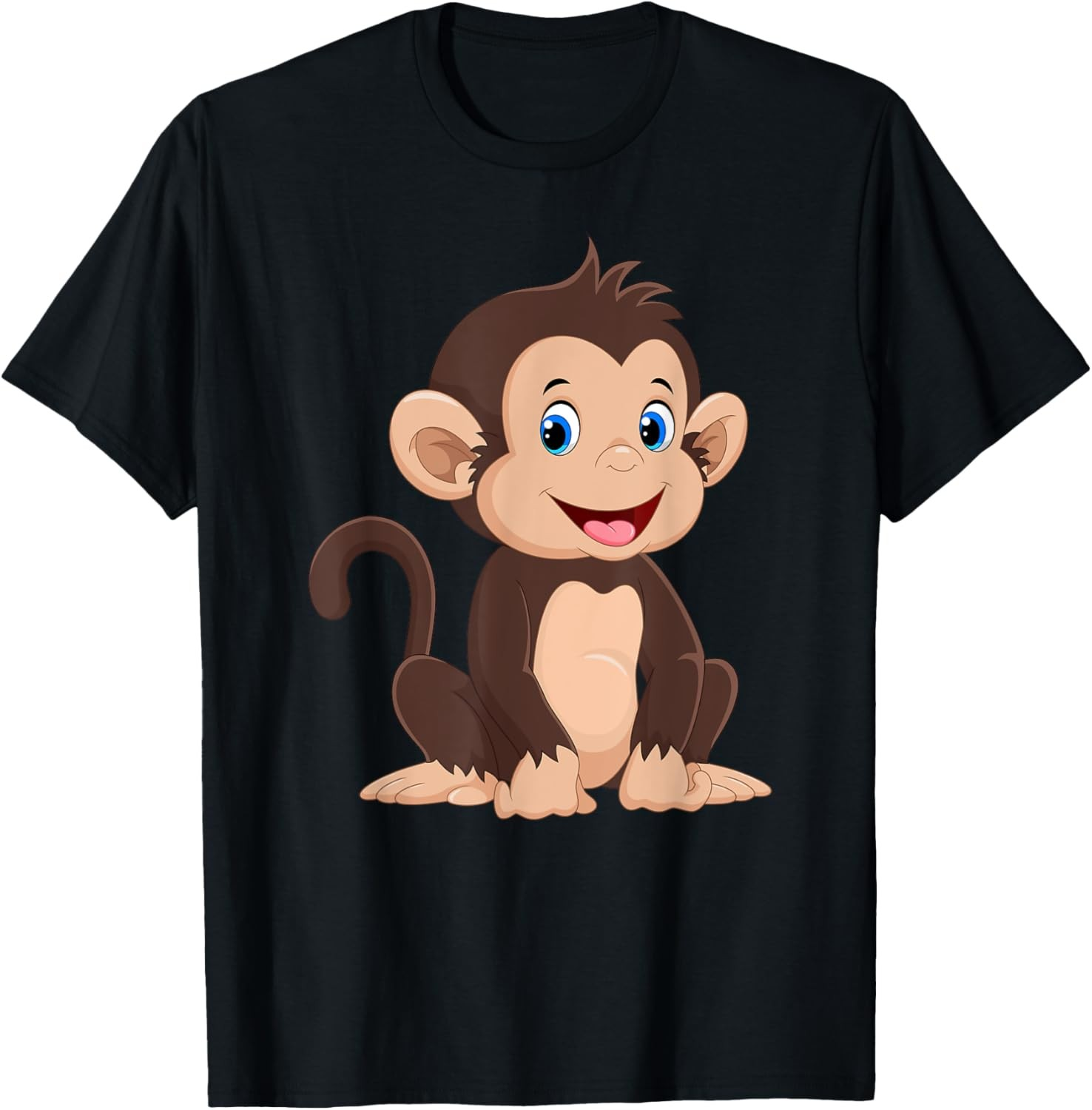 Cool Monkey Design For Men Women Kids Funny Monkeys Gift T-Shirt