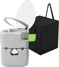 YITAMOTOR 5.8 Gallon Portable Camping Toilet Elongated Bowl