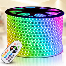 Rgb Led Strip Light Ac 110-120v Flexiblewaterproofmulti Colorsmulti-modes Fu