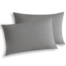 WhatsBedding Queen Jersey Knit Pillowcases Set of 2, 100 Cotton Bed Pillow C...