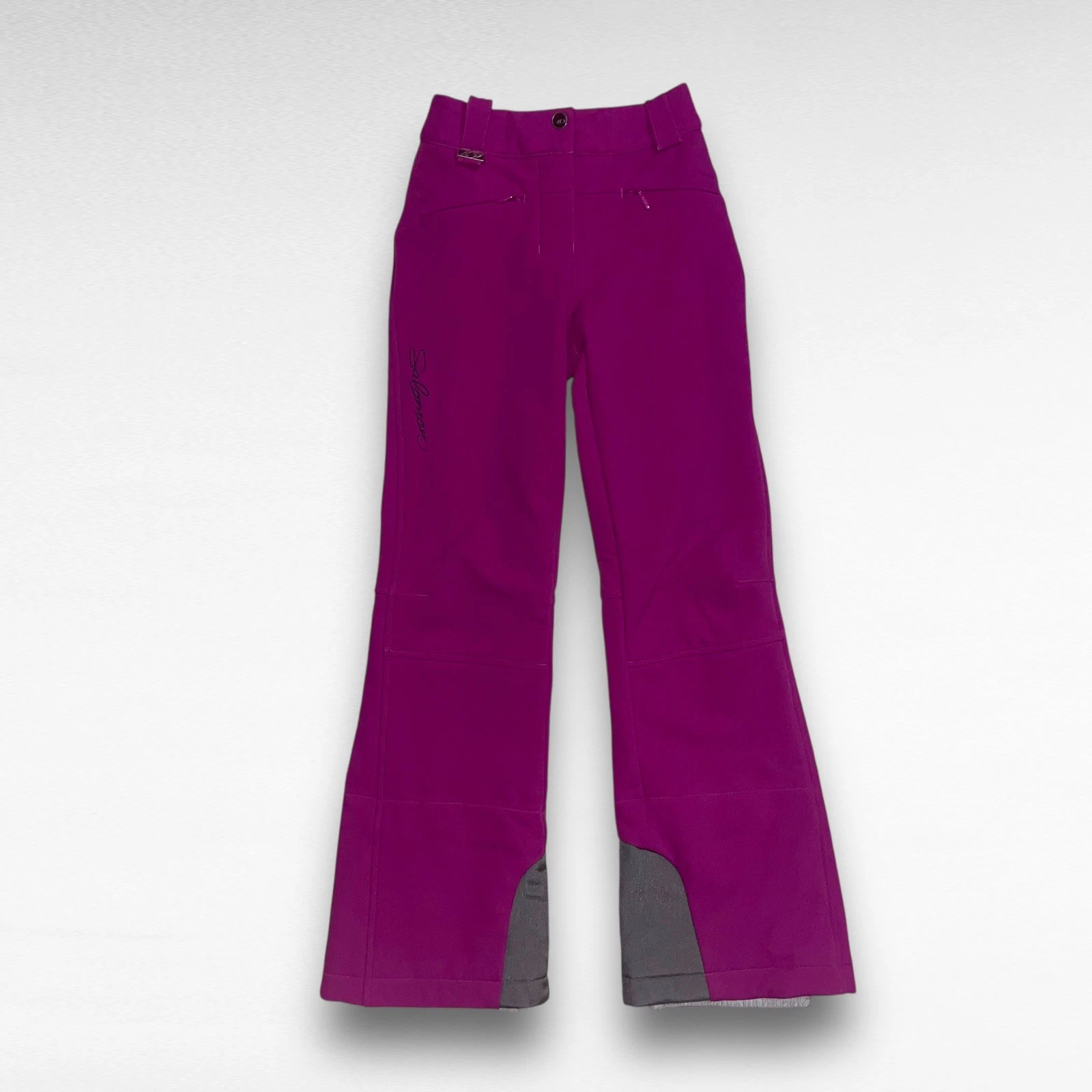 Salomon Ski Clima Pro Storm Snowboard Waterproof Pants Magenta Women’s Sz 4 EUC