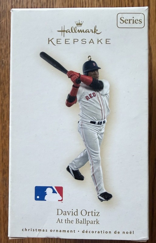 Hallmark Keepsake Ornament- David Ortiz At the Ballpark -MLB Red Sox Dated-2007.