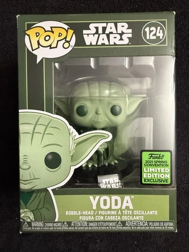 Funko Pop! Star Wars Yoda #124 2021 Spring Convention Limited Edition Exclusive