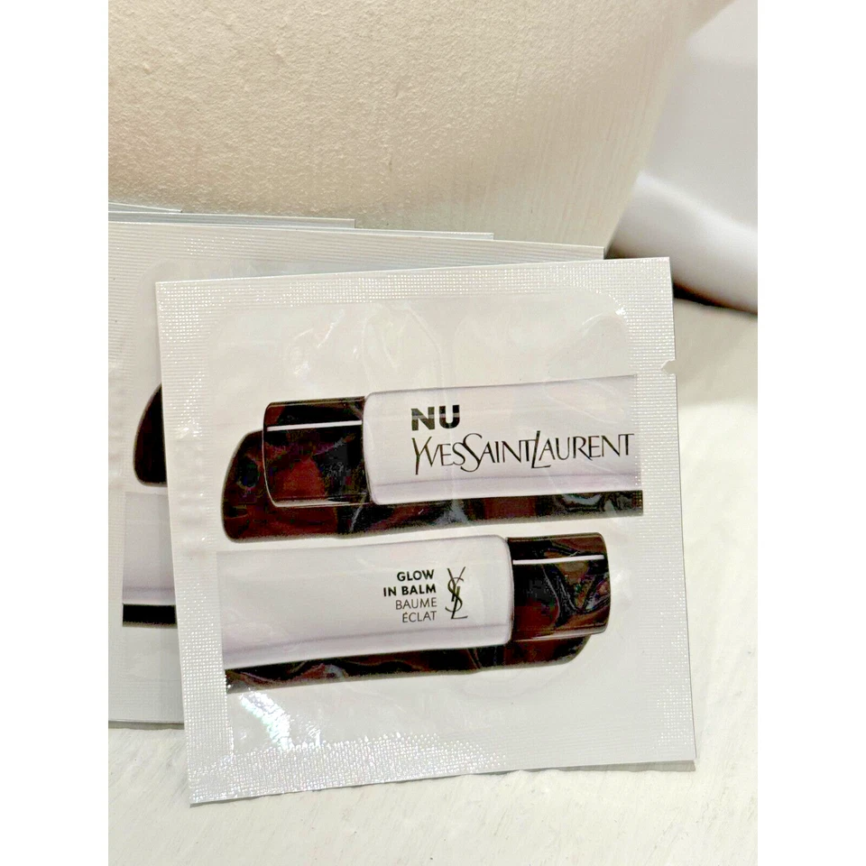 5X YSL Yves Saint Laurent NU glow in balm sample Size 0.05 fl oz ea NEW - Image 4 of 4