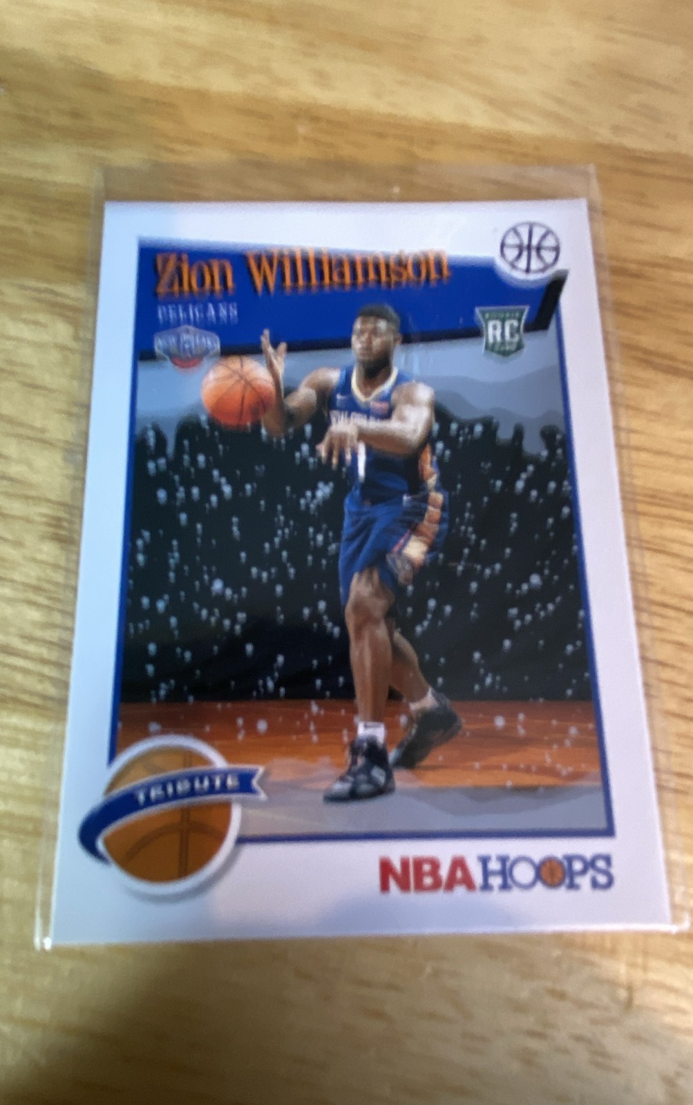 2019-20 Panini NBA Hoops - Hoops Tribute Zion Williamson #296 Purple Winter (RC)