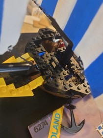 LEGO 6274 Caribbean Clipper 1989 Bluecoat Ship w Sails Cannons Minifigs COMPLETE