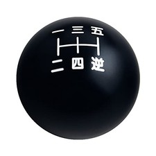 Black/White Inlay 200 Grams Weighted Japanese Number Manual Shift Knob 5 Speed