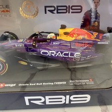 1/18 BBURAGO RED BULL RB19 MAX VERSTAPPEN WINNER LAS VEGAS GP 2023 MODEL CAR
