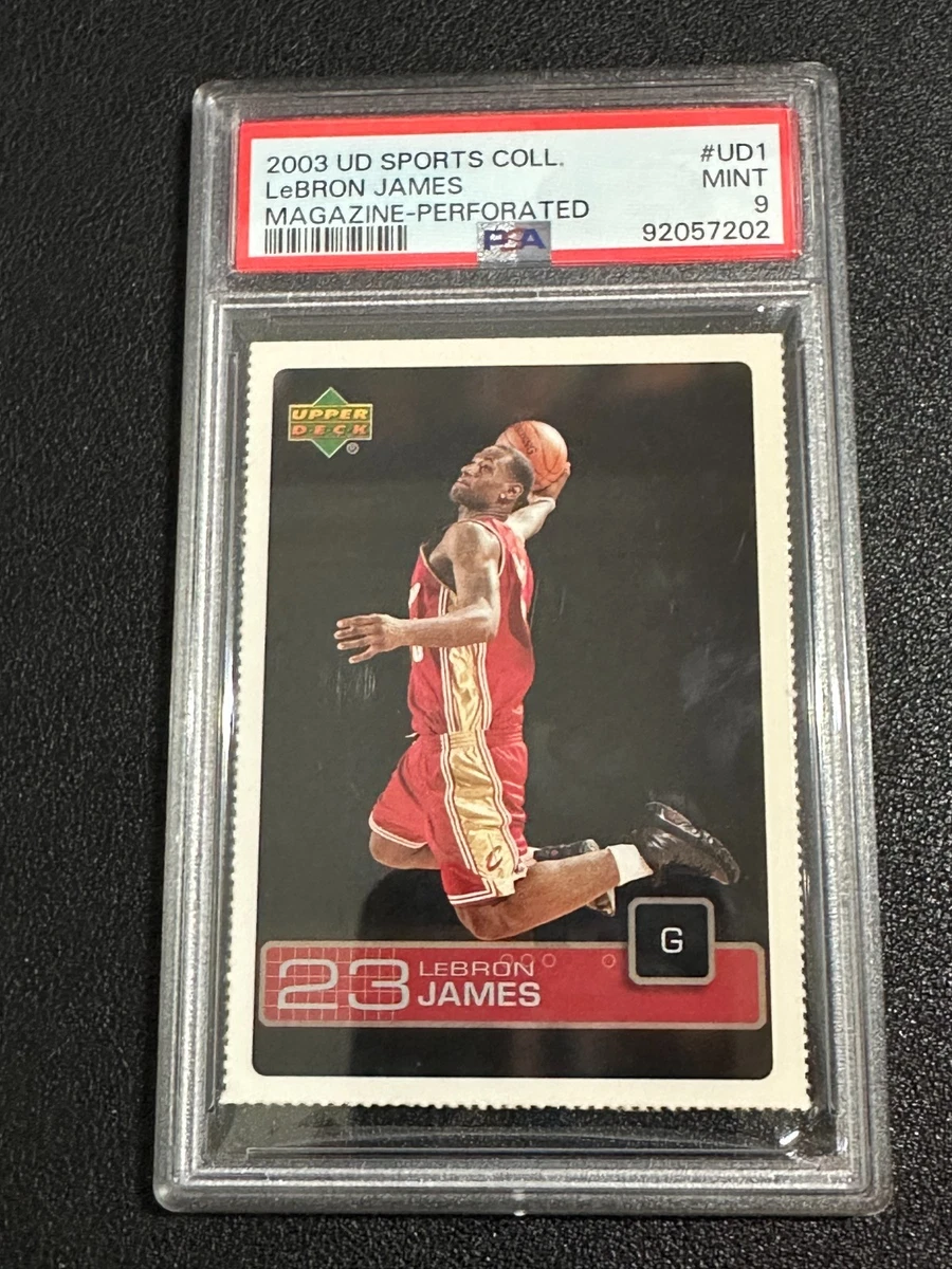 Upper Deck LeBron James 9 Graded Basketball Sports Trading Cards