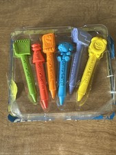 Vintage Blue s Clues Nick Jr Character Crayons With Partial Packaging