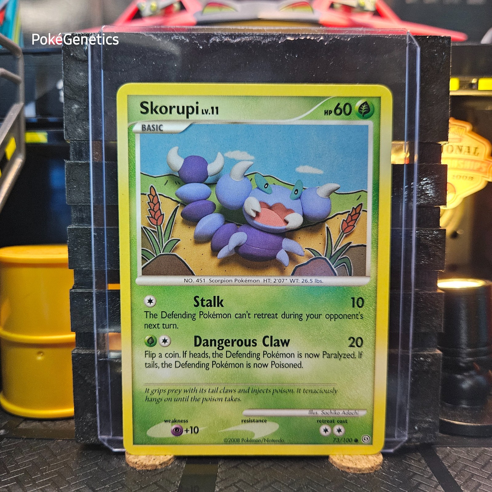 Skorupi Stormfront Pokémon TCG 73/100 Diamond & Pearl Common